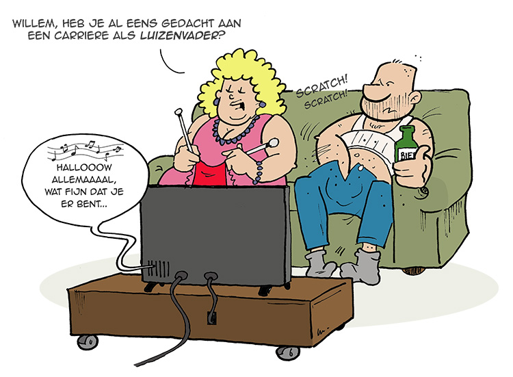 Cartoon - Luizenvader