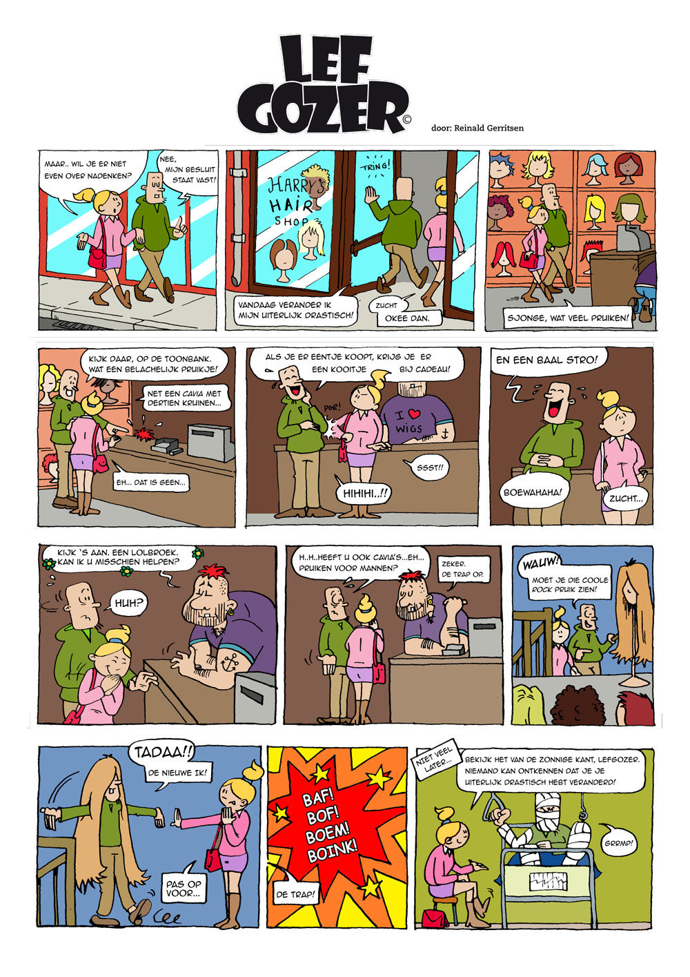 Strip - Lefgozer, editie Uiterlijk