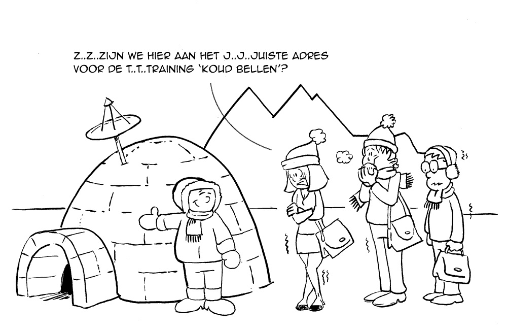 Cartoon - Cursus Koude acquisitie