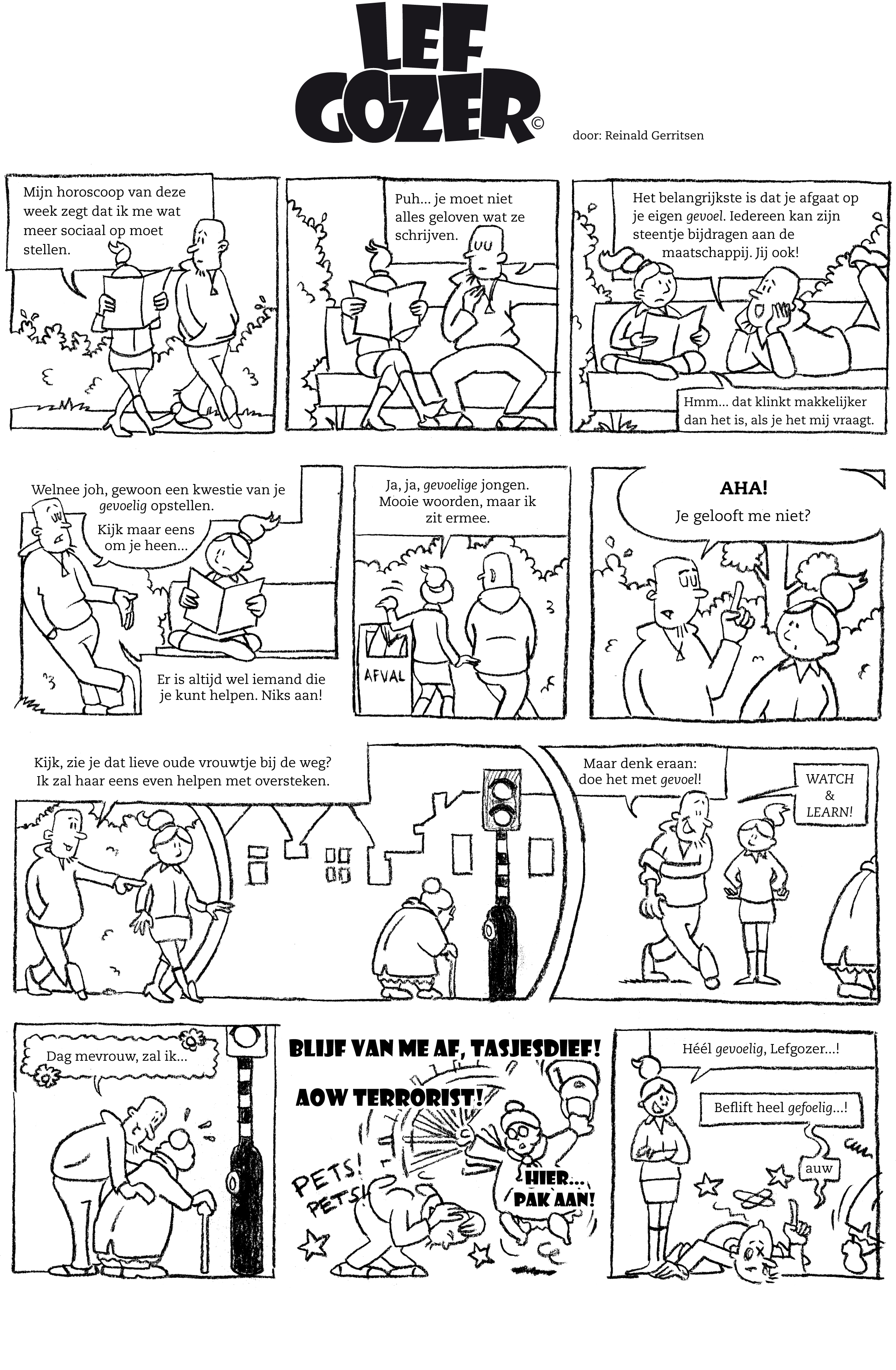 Strip - LEFgozer, editie Gevoel