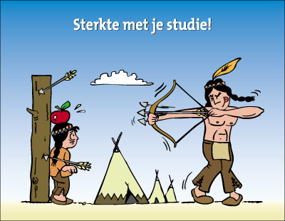 Illustratie - Sterkte met je studie